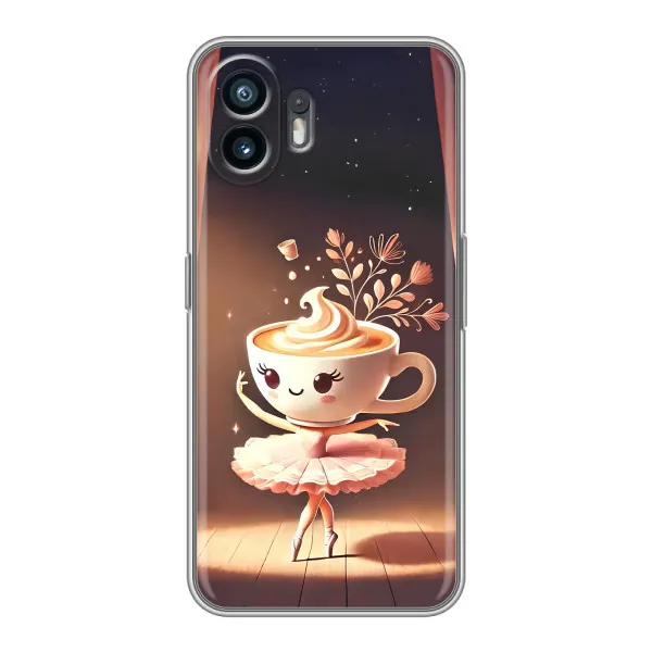 Чехол с принтом «Балерина капучина» для OPPO K14x