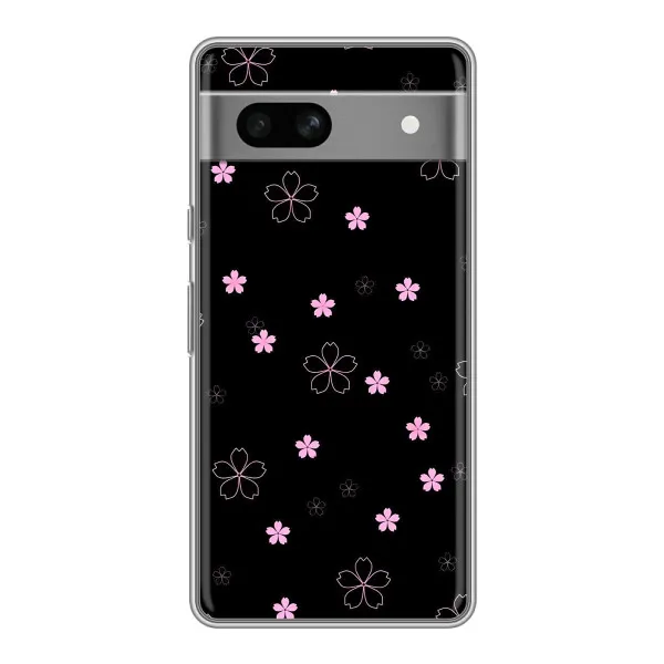 Чохол з принтом «Рожеві квіти на чорному» для OPPO K15s Чохол з принтом «Рожеві квіти на чорному» для OPPO K15s