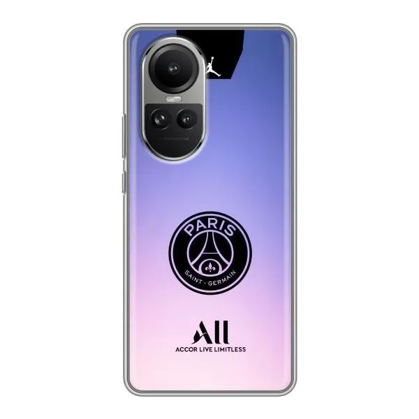 Чехол с принтом «лого PSG» для OPPO Reno 10 Pro