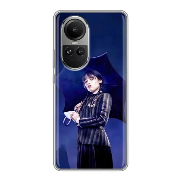 Чехол с принтом «Венсдей» для OPPO Reno 10 Pro
