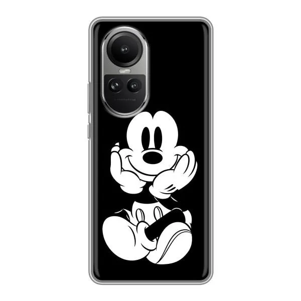 Чехол с принтом «Микки на черном» для OPPO Reno 10 Pro