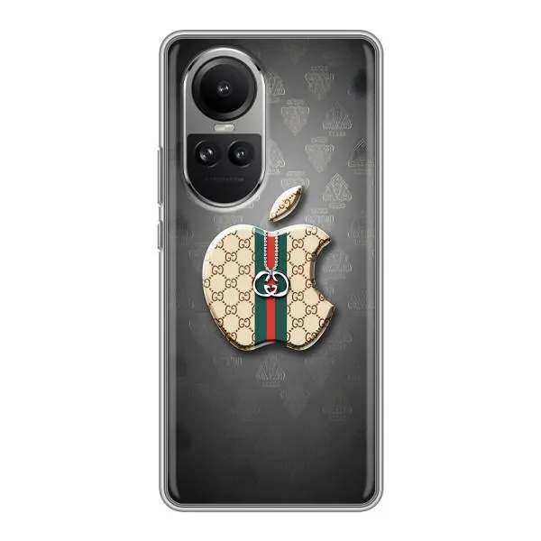 Чехол с принтом «Apple gucci» для OPPO Reno 10 Чехол с принтом «Apple gucci» для OPPO Reno 10