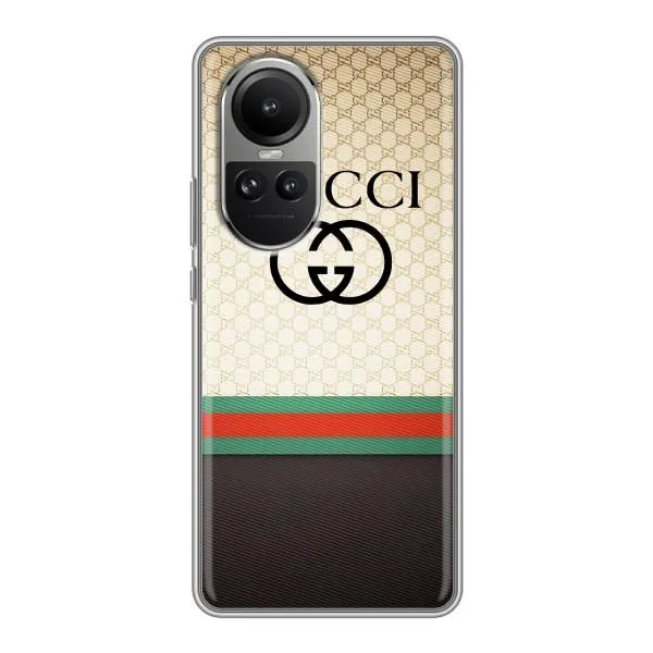 Чехол с принтом «GUCCI стиль» для OPPO Reno 10 Чехол с принтом «GUCCI стиль» для OPPO Reno 10
