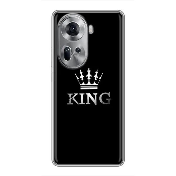 Чехол с принтом «KING» для OPPO Reno 11 5G