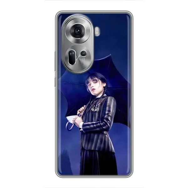 Чехол с принтом «Уэнздей с зонтом» для OPPO Reno 11 5G Чехол с принтом «Уэнздей с зонтом» для OPPO Reno 11 5G