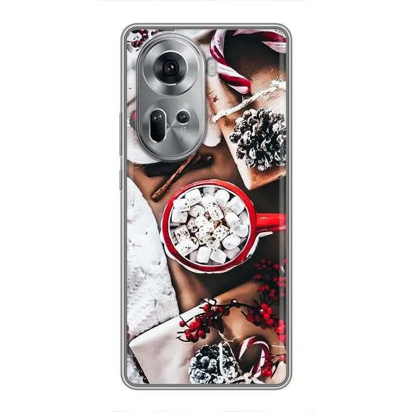 Чехол с принтом «Рождественская атмосфера» для OPPO Reno 11 5G Чехол с принтом «Рождественская атмосфера» для OPPO Reno 11 5G