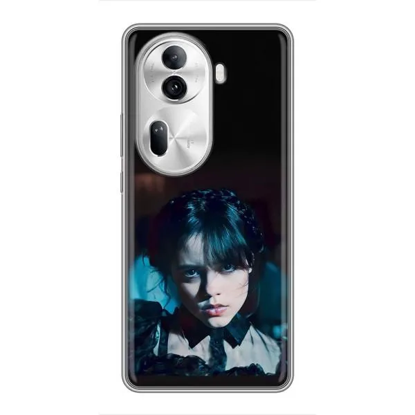 Чехол с принтом «взгляд Уэнздей» для OPPO Reno 11 Pro 5G