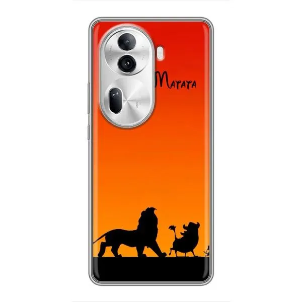 Чехол с принтом «Акуна Матата закат» для OPPO Reno 11 Pro 5G Чехол с принтом «Акуна Матата закат» для OPPO Reno 11 Pro 5G