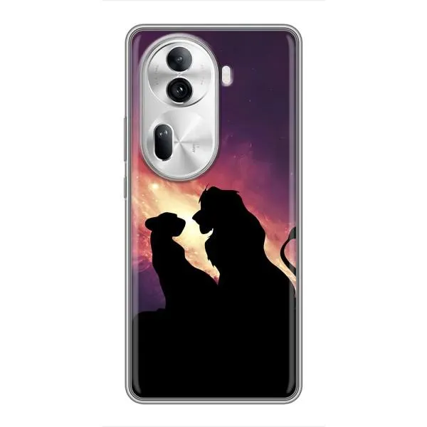 Чехол с принтом «Силуэт Симба и Налу» для OPPO Reno 11 Pro 5G Чехол с принтом «Силуэт Симба и Налу» для OPPO Reno 11 Pro 5G