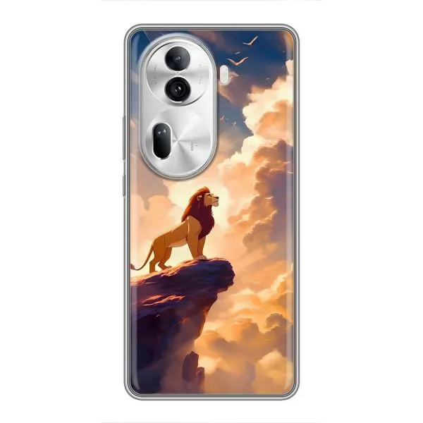 Чехол с принтом «Симба на скале» для OPPO Reno 11 Pro 5G Чехол с принтом «Симба на скале» для OPPO Reno 11 Pro 5G