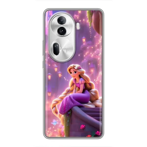 Чехол с принтом «Рапунцель в замке» для OPPO Reno 11 Pro 5G