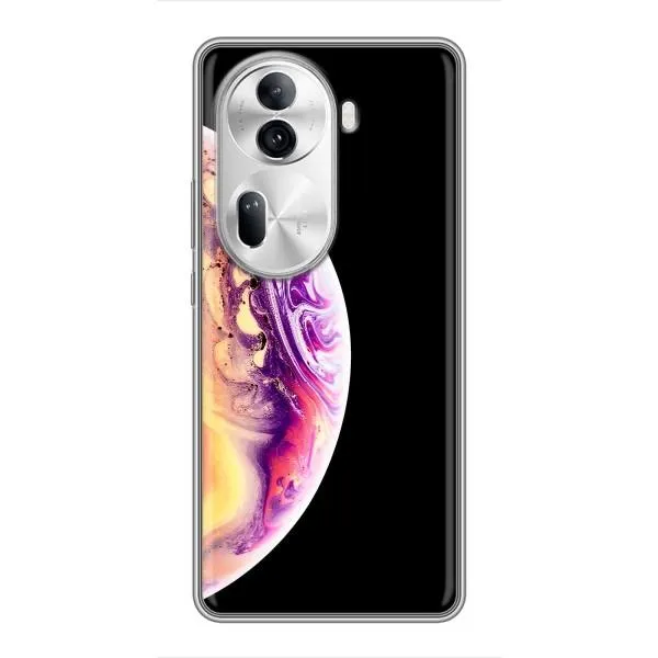 Чехол с принтом «Планета Айфон» для OPPO Reno 11 Pro 5G