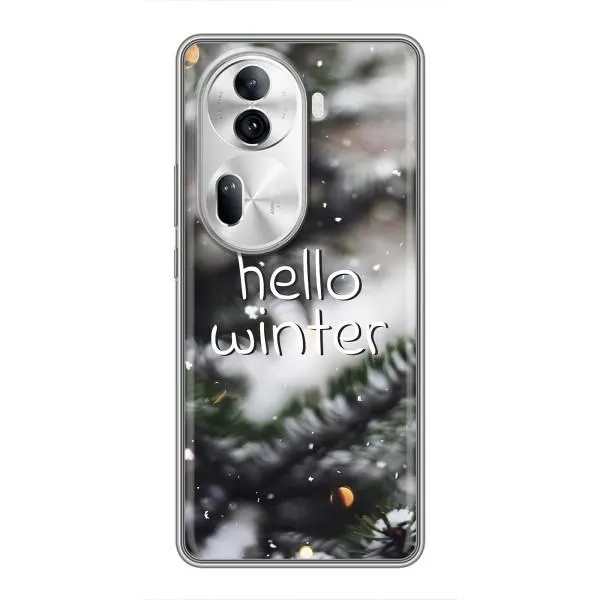 Чехол с принтом «Hello winter» для OPPO Reno 11 Pro 5G Чехол с принтом «Hello winter» для OPPO Reno 11 Pro 5G