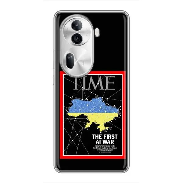 Чехол с принтом «TIME Ukraine» для OPPO Reno 11 Pro 5G Чехол с принтом «TIME Ukraine» для OPPO Reno 11 Pro 5G