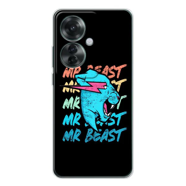 Чехол с принтом «logo Mr beast» для OPPO Reno 11F