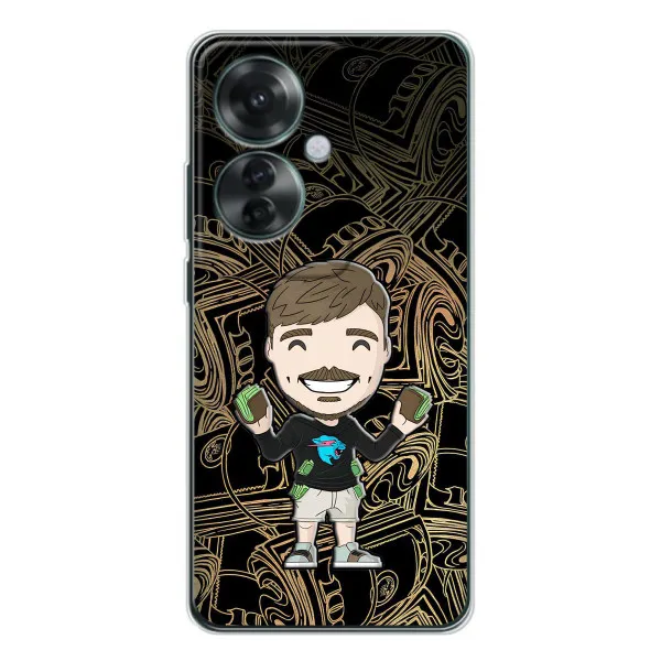 Чехол с принтом «Mister Beast» для OPPO Reno 11F