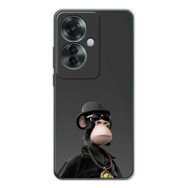 Чехол с принтом «Обезьяна NFT» для OPPO Reno 11F