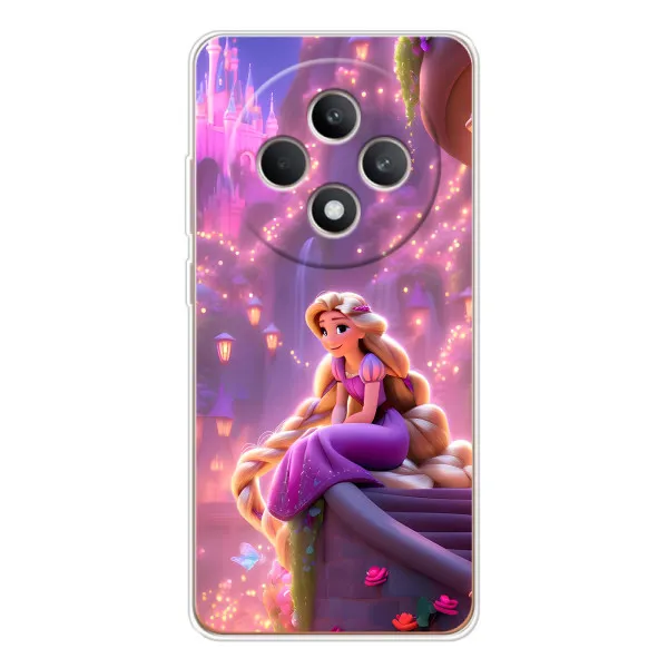 Чехол с принтом «Рапунцель в замке» для OPPO Reno 12 F