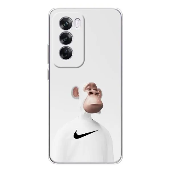 Чехол с принтом «обезьяна NFT Nike» для OPPO Reno 12 Pro