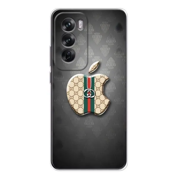 Чехол с принтом «Apple gucci» для OPPO Reno 12
