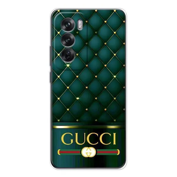 Чехол с принтом «Текстура Гуччи» для OPPO Reno 12
