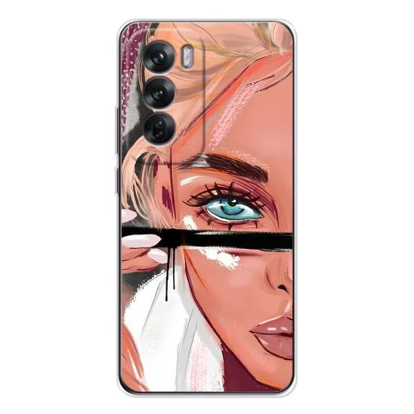 Чехол с принтом «Макияж» для OPPO Reno 12 Чехол с принтом «Макияж» для OPPO Reno 12