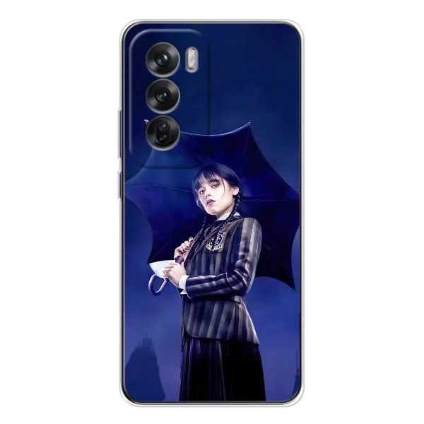 Чохол з принтом «Венсдей» для OPPO Reno 12 Чохол з принтом «Венсдей» для OPPO Reno 12
