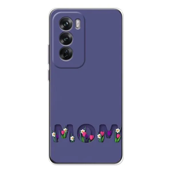 Чехол с принтом «Мама в цветах» для OPPO Reno 12 Чехол с принтом «Мама в цветах» для OPPO Reno 12