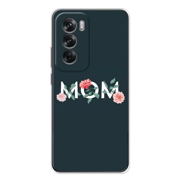 Чехол с принтом «Mom дизайн» для OPPO Reno 12 Чехол с принтом «Mom дизайн» для OPPO Reno 12