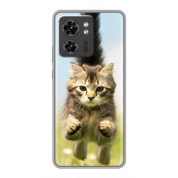 Чехол с принтом «Прыжок кота» для OPPO Reno 13 5G