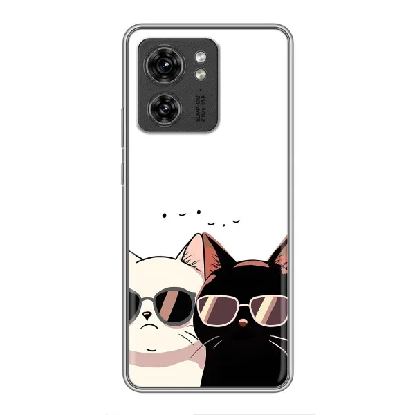 Чехол с принтом «Коты в очках» для OPPO Reno 13 5G Чехол с принтом «Коты в очках» для OPPO Reno 13 5G