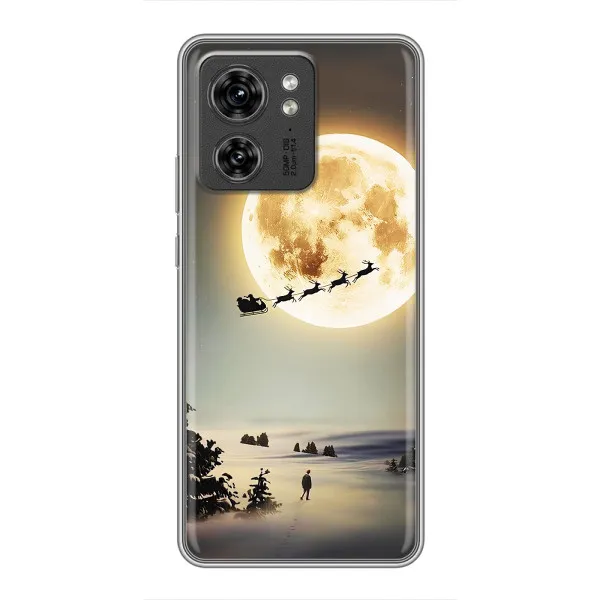 Чехол с принтом «Санта на луне» для OPPO Reno 13 5G Чехол с принтом «Санта на луне» для OPPO Reno 13 5G