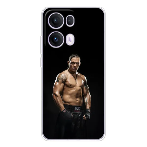 Чехол с принтом «Чемпион Александр Усик» для OPPO Reno 13 Pro 5G