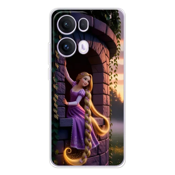 Чехол с принтом «Рапунцель на башне» для OPPO Reno 13 Pro 5G Чехол с принтом «Рапунцель на башне» для OPPO Reno 13 Pro 5G