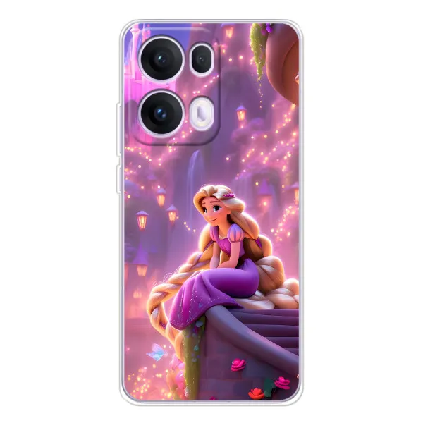 Чехол с принтом «Рапунцель в замке» для OPPO Reno 13 Pro 5G Чехол с принтом «Рапунцель в замке» для OPPO Reno 13 Pro 5G