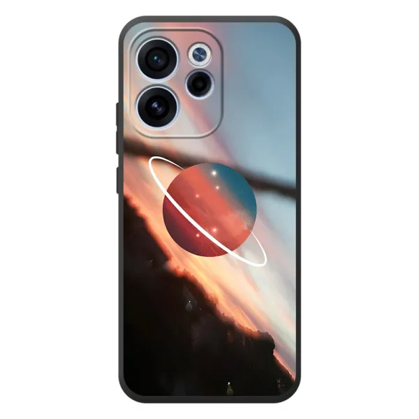 Чохол з принтом «Сатурн» для OPPO Reno 15 F