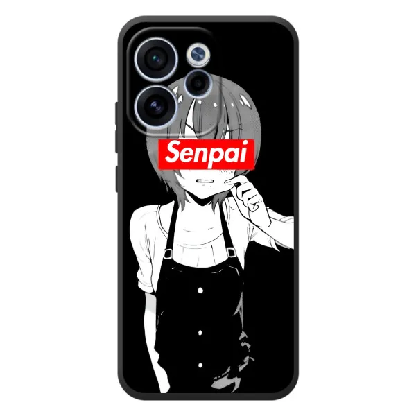 Чехол с принтом «Senpai» для OPPO Reno 15 FS Чехол с принтом «Senpai» для OPPO Reno 15 FS