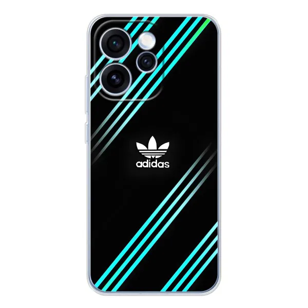 Чехол с принтом «Адидас с полосами» для OPPO Reno 15 Pro