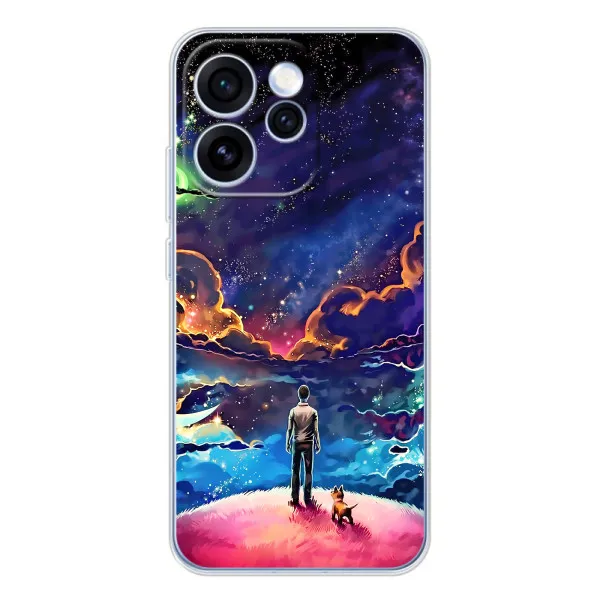 Чехол с принтом «Галактический вид» для OPPO Reno 15 Pro