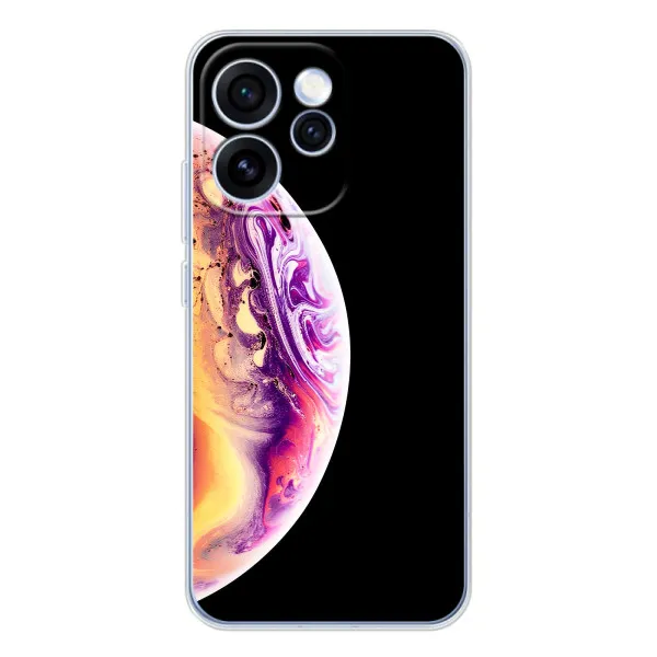 Чехол с принтом «Планета Айфон» для OPPO Reno 15 Pro