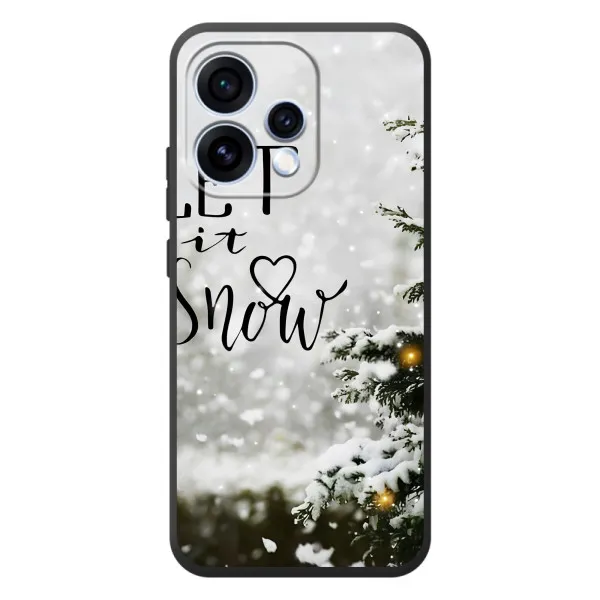 Чехол с принтом «Let it snow» для OPPO Reno 15