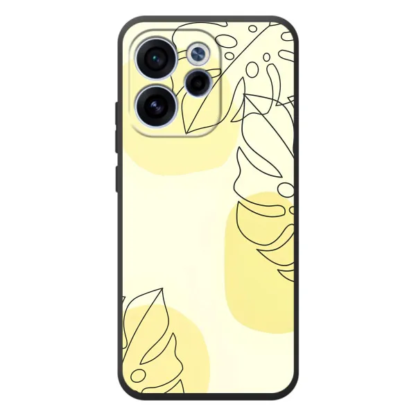 Чехол с принтом «Желтая монстера арт» для OPPO Reno 15F Чехол с принтом «Желтая монстера арт» для OPPO Reno 15F