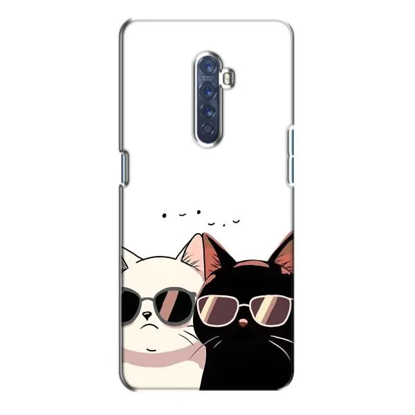 Чехол с принтом «Коты в очках» для OPPO Reno 2