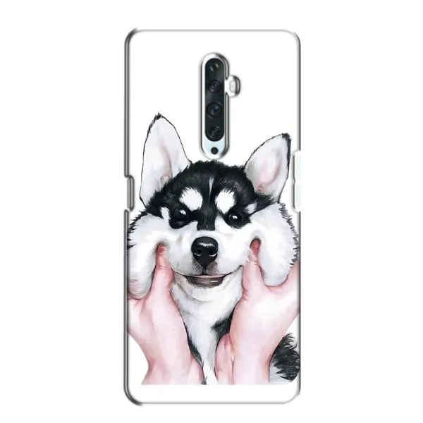 Чехол с принтом «Довольный Хаски» для OPPO Reno 2Z Чехол с принтом «Довольный Хаски» для OPPO Reno 2Z