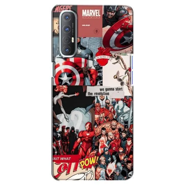Чехол с принтом «Марвел Комикс» для OPPO Reno 3 Pro Чехол с принтом «Марвел Комикс» для OPPO Reno 3 Pro