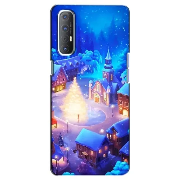 Чехол с принтом «Рождественский город» для OPPO Reno 3 Pro Чехол с принтом «Рождественский город» для OPPO Reno 3 Pro