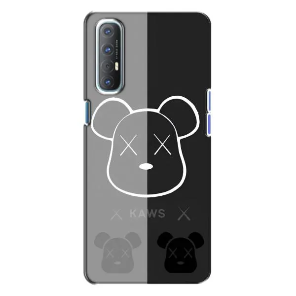 Чехол с принтом «БеарБрик глаза» для OPPO Reno 3 Чехол с принтом «БеарБрик глаза» для OPPO Reno 3