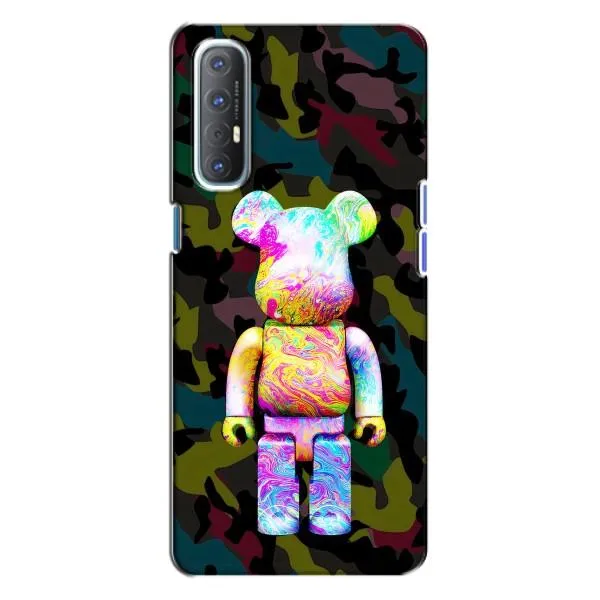 Чехол с принтом «Яркий Bearbrick» для OPPO Reno 3 Чехол с принтом «Яркий Bearbrick» для OPPO Reno 3