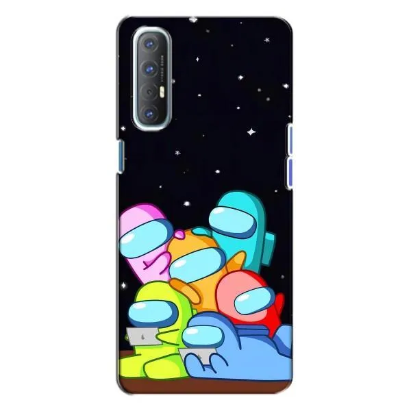 Чехол с принтом «Скины в космосе» для OPPO Reno 3