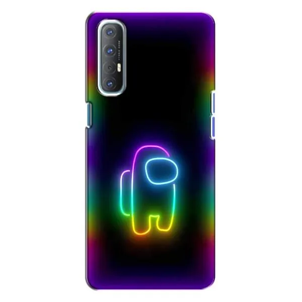 Чехол с принтом «Яркий скин» для OPPO Reno 3